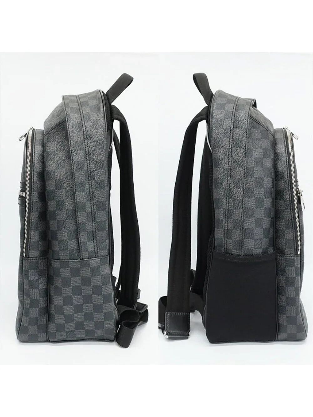 Louis Vuitton Ten Michael Backpack Damier Graphite Black Silver